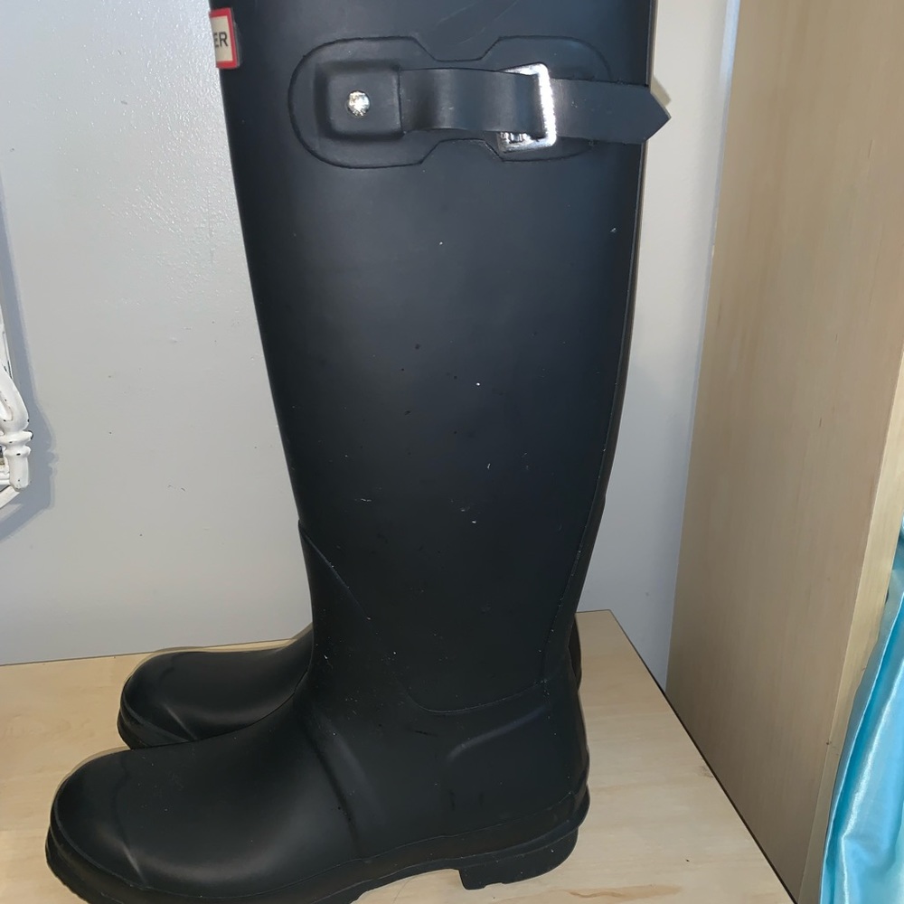 Hunter tall rain boots